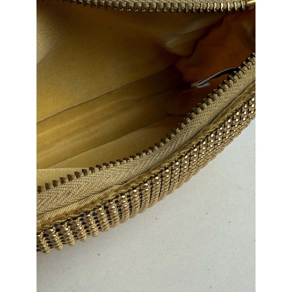 Whiting Davis‎ Gold Mesh Coin Purse Evening Bag Vintage Clutch